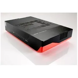 LevelOne GSW-0807 8-Port Gigabit Ethernet Switch 1000Mb/s, Voll-Duplex, 10/100 Mb/s, Voll/Halb-Duple (8 Ports), Netzwerk Switch, Rot, Schwarz