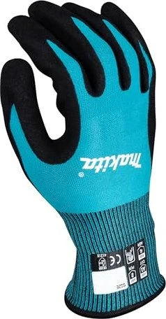 makita Arbeitshandschuhe unisex Nitril blau Größe 8, 1 Paar
