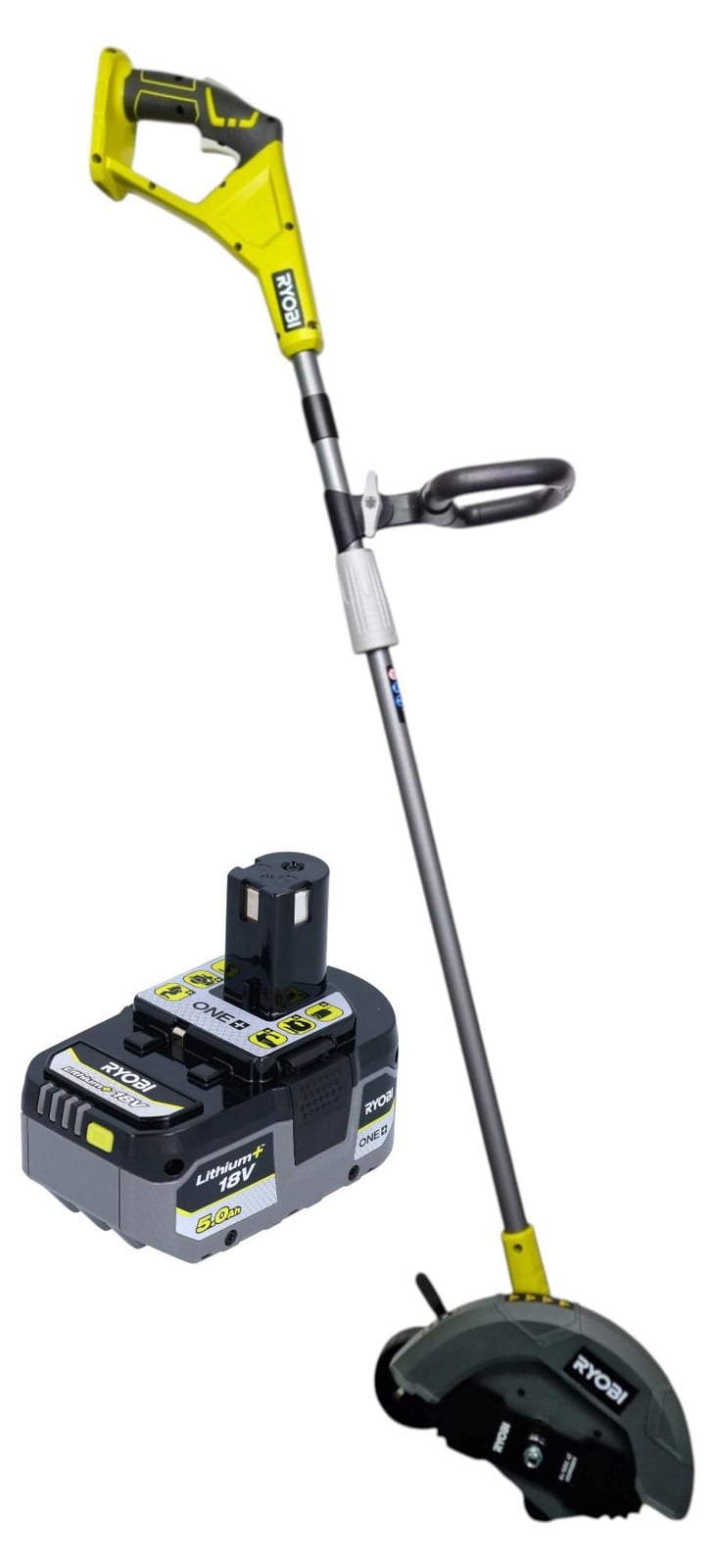 Ryobi RY18EGA-0 accu-graskantensnijder 18 V met 5,0 Ah accu