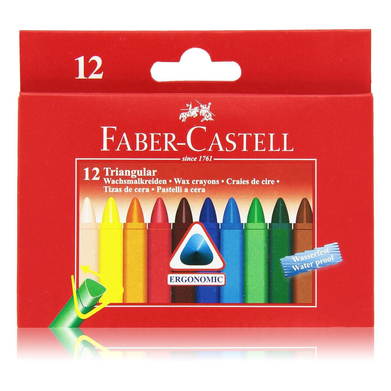 Faber-Castell Wachskreide (12x) (120010)