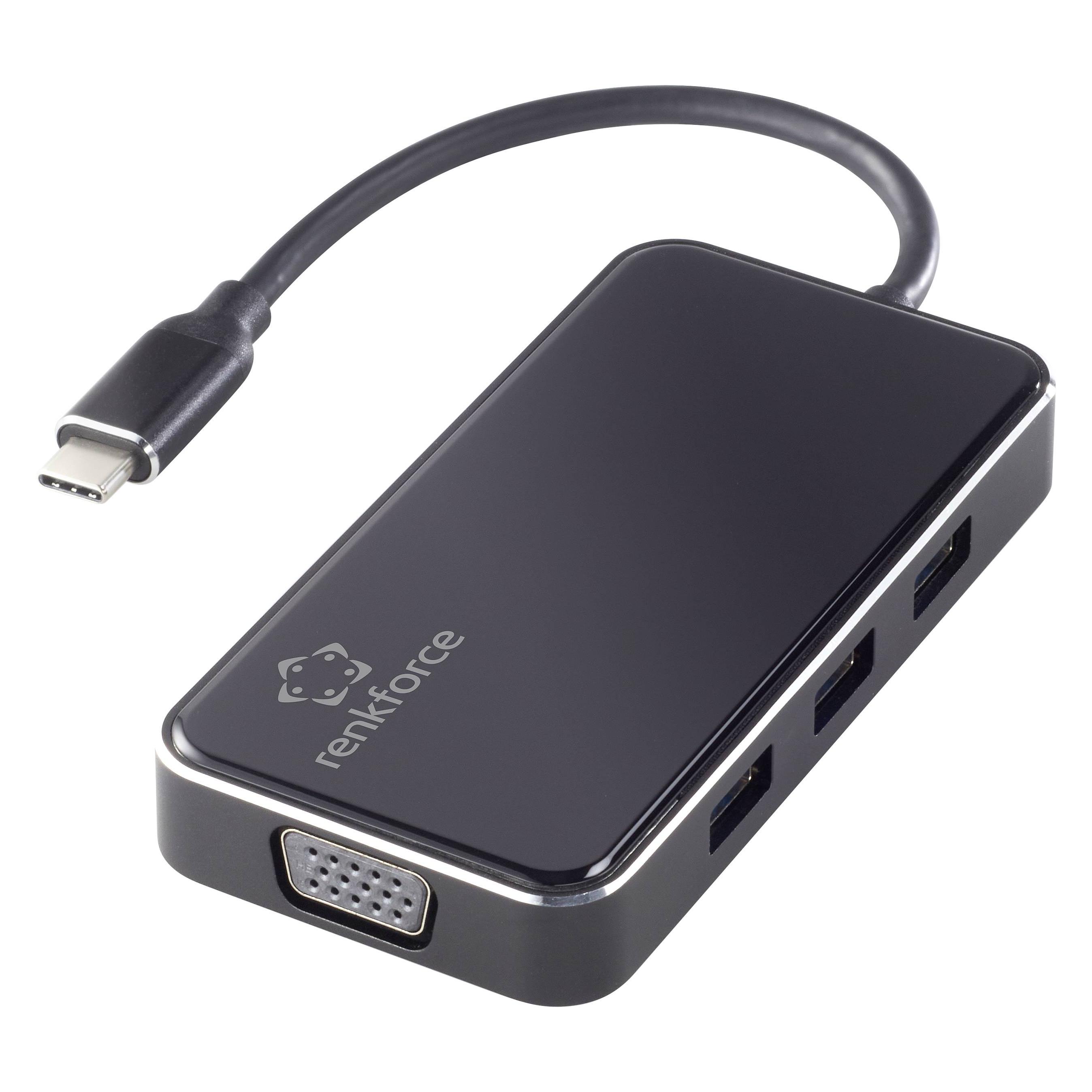 Renkforce USB-C Mini-Dockingstation (USB-C, 6 Ports) (RF-4613076)