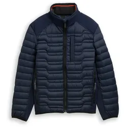 Tom Tailor Lightweight-Hybrid-Steppjacke - Herren - Gr. S - blau