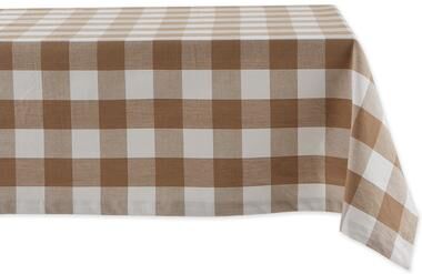 DII Stonewash Blue Buffalo Check Tablecloth