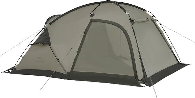 Tunnelzelt Wasserdichtes Zelt 2-4 Personen mit Markise Familienzelt Camping Zelt aus einem Schlafzimmer und einem Wohnzimmer für Camping, Autofahrt, Outdoor