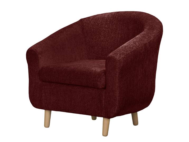 Sessel Violett Chenille Raica 74 x 74 x 70cm