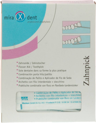 Megadent Deflogrip Gerhard Reeg GmbH ZAHN PICK Zahnseidenstick 100 St 07578920