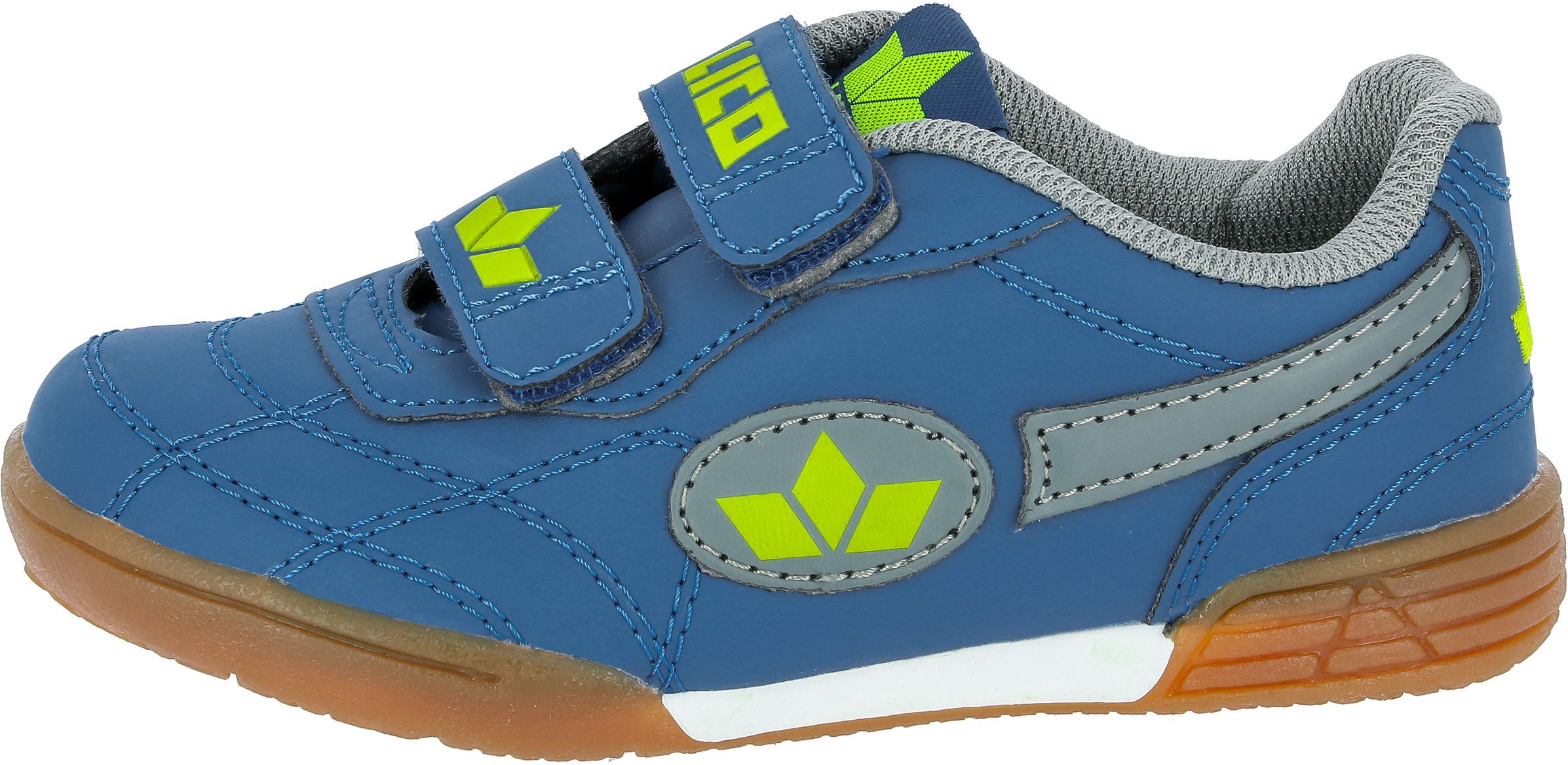 Indoorschuh LICO "Sportschuh Bernie V", Jungen, Gr. 28, Textil, blau, Synthetik, Schuhe Indoorschuh blau 28, Textil