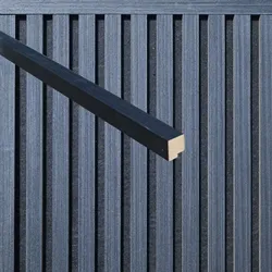 HOME DELUXE Abschlussleiste für Akustikpaneel ENDO Black Oak - 240 cm - Menge: 2