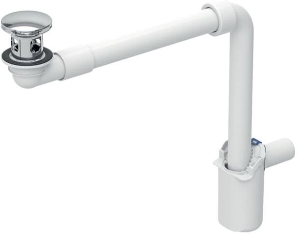 Geberit Waschbeckenablauf 152073211 Ø 32 mm, mit Aussenventilstopfen mit Druckbetätigung, hochglanz-verchromt