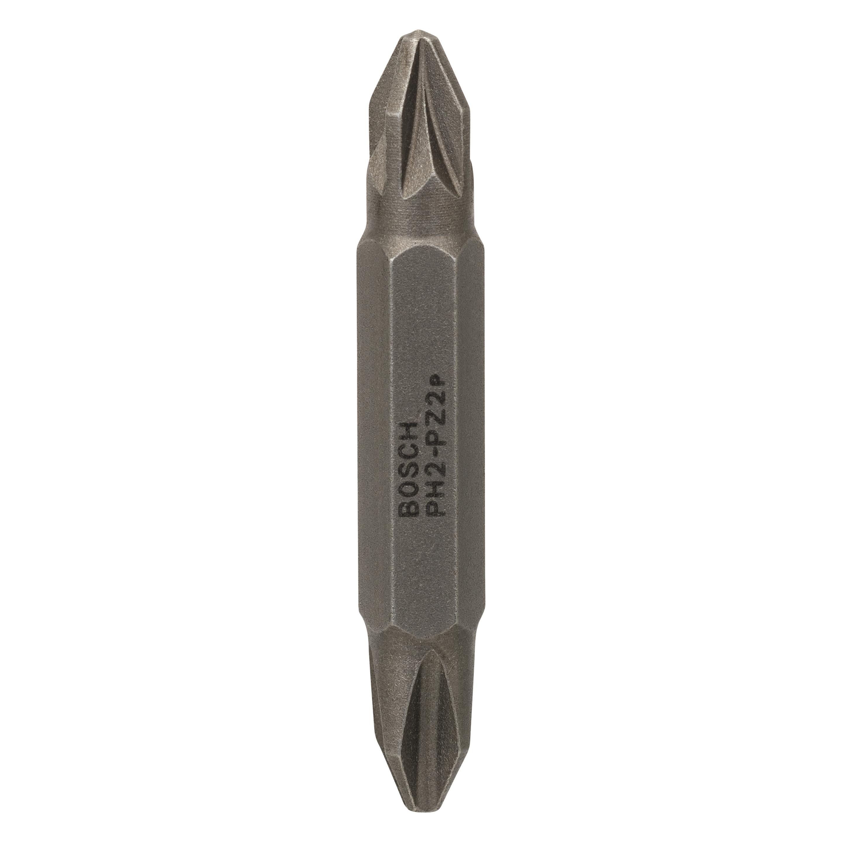 Bosch Professional Zubehör Doppelklingenbit, PH2, PZ2, 45 mm (2607001743)