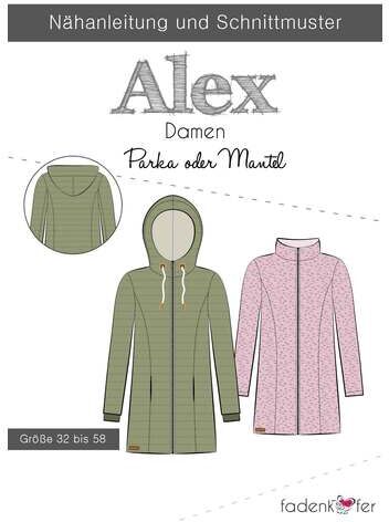 Fadenkäfer Schnitt "Parka Alex" für Damen