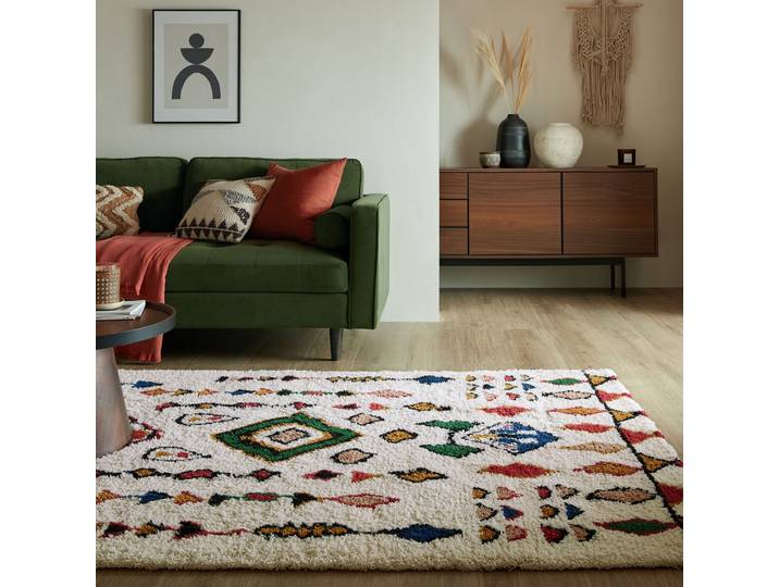 Hochflorteppich Fes 200 x 290cm Multicolor
