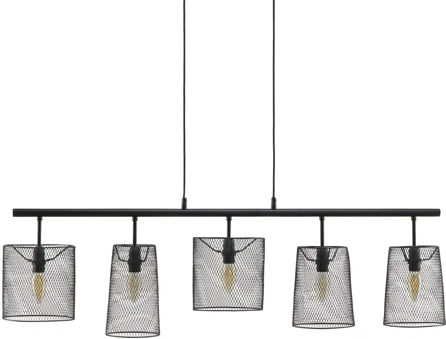 Höffner Pendelleuchte   ¦ schwarz ¦ Maße (cm): H: 120