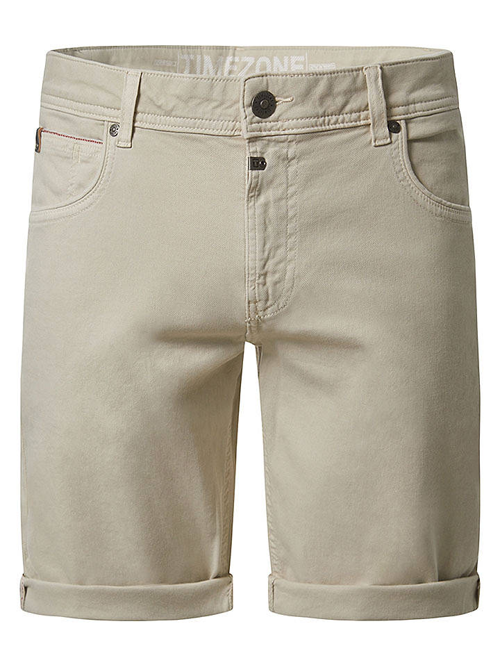 Timezone Jeans-Shorts "Scotty" - Slim fit - in Beige - W29