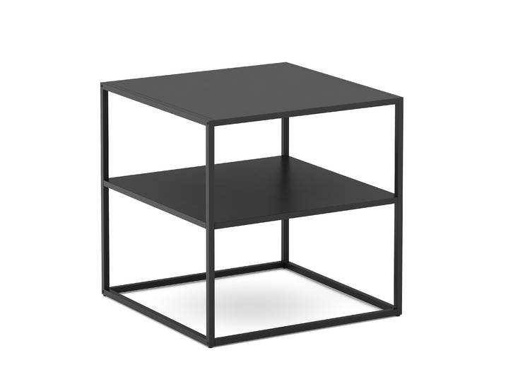 Beistelltisch Metall NITE 50 x 50 x 50 cm schwarz