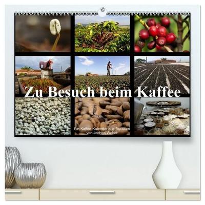 Zu Besuch beim Kaffee (hochwertiger Premium Wandkalender 2027 DIN A2 quer), Kunstdruck in Hochglanz
