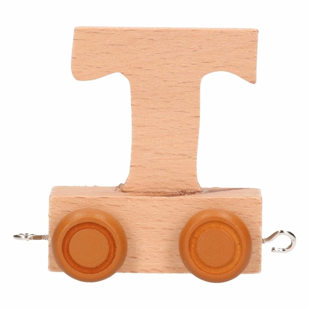 T & F creations Houten letter trein T voor baby's
