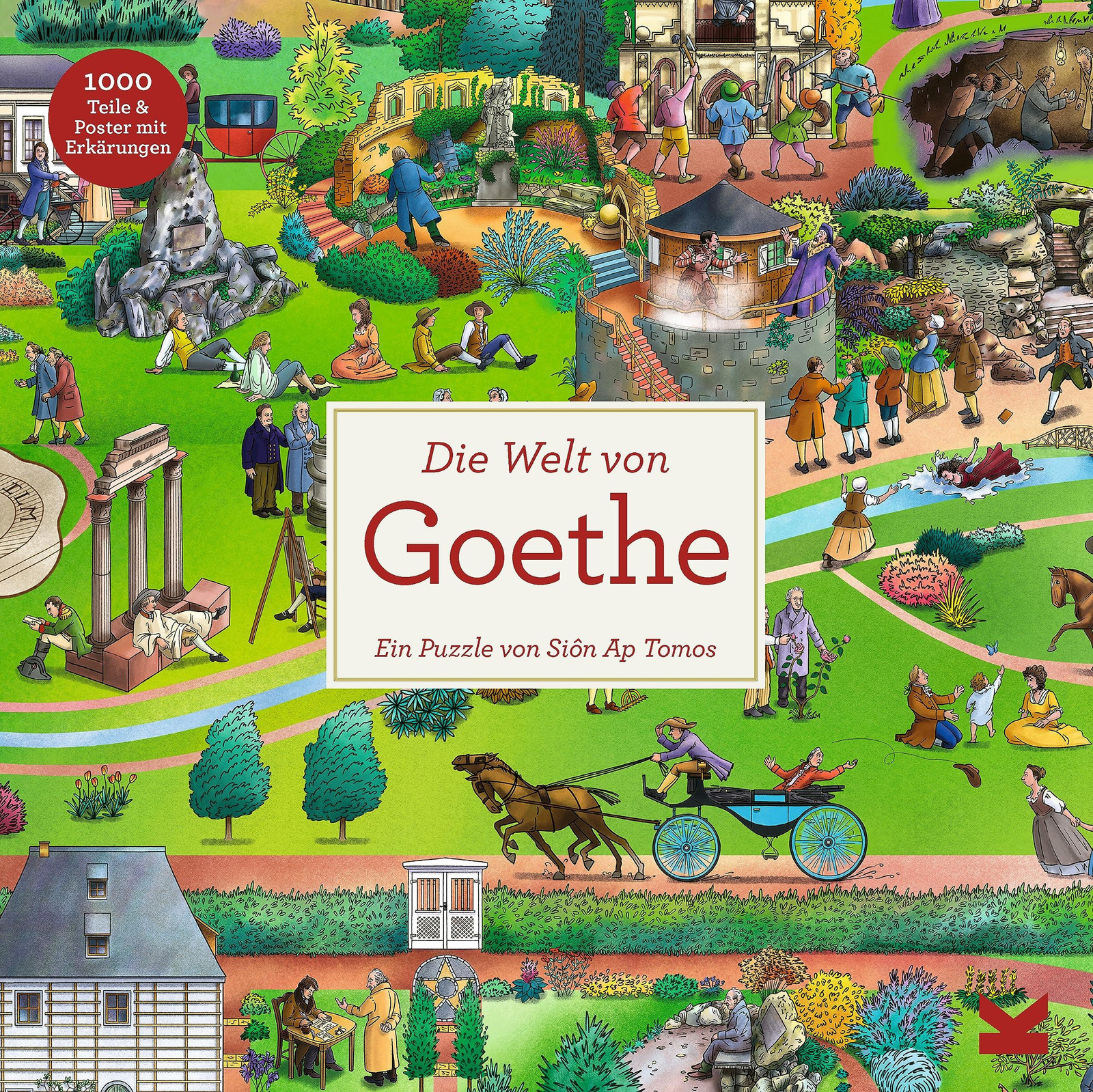 De wereld van Goethe puzzel van 1000 stukjes door Laurence King Verlag Gmbh