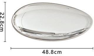Uplift Essentials Aerodynamic Narrative Sculpture High Definition Chrome Architectural Wall Panel l