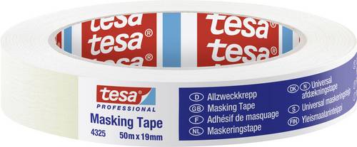 Tesa STANDARD 04325-00000-01 Kreppband tesa Professional Beige (L x B) 50m x 19mm