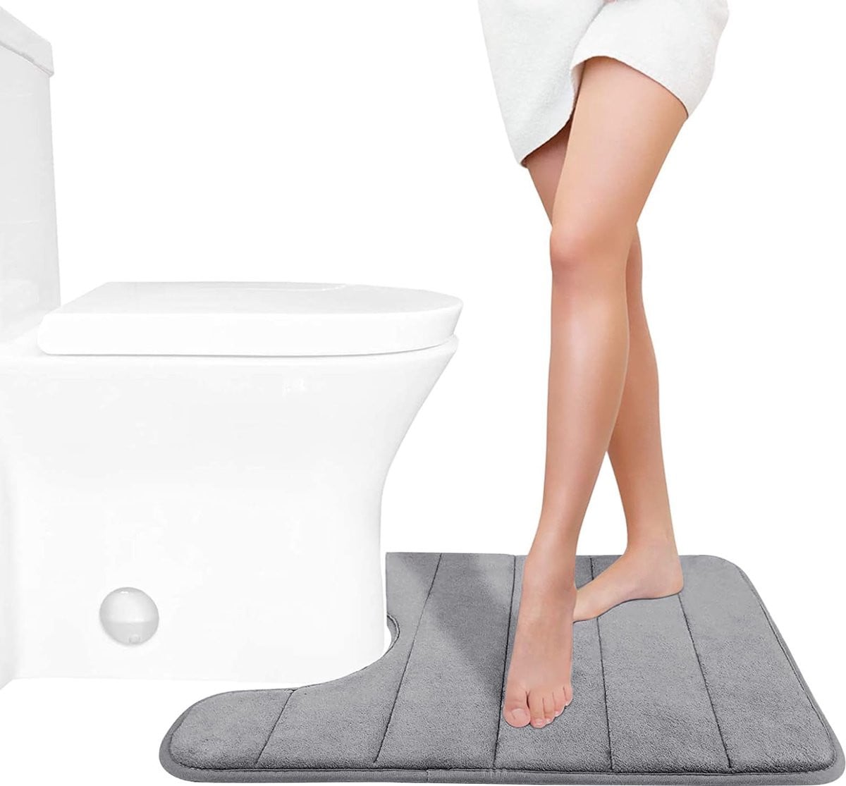 Zachte Antislip Badmat met Snelle Waterabsorptie en Comfortabel Traagschuim