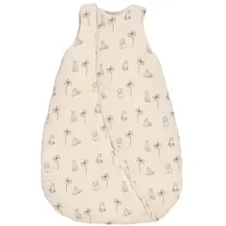 Candide, Babyschlafsack, Neugeborenendecke – 70 cm – 3–9 Monate – Weiss mit Tigerprint