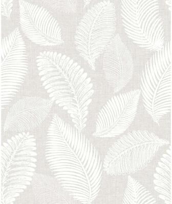Seabrook Designs Tossed Leaves Nonwoven Unpasted Wallpaper