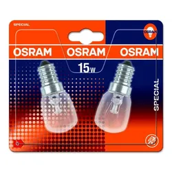 2er OSRAM E14 Backofenlampe SPC.T CL 15 W 230V