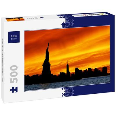 Lais Puzzle Silhouette Freiheitsstatue New York 500 Teile