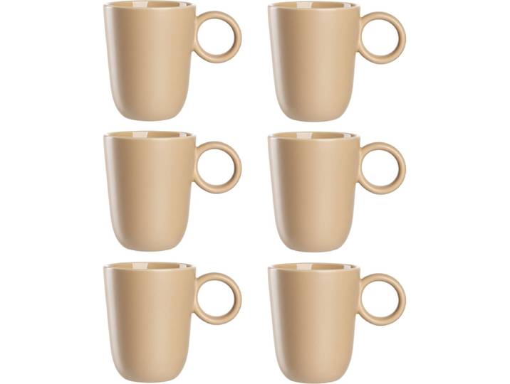 Leonardo ROMA mok 400ml abrikoos - set/6