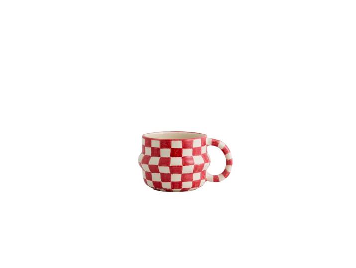 Nordal Ysia mokken rood/ivoor set van 4 stuks - 6572