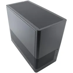 CoolBox COO-CHA-MP2-0 (mATX, Micro-ITX, Mini-ATX, Mini-ITX), PC Gehäuse, Schwarz