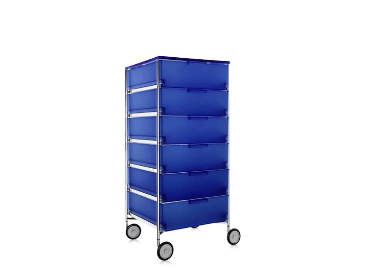Kartell Mobil Aufbewahrungsschrank Stahl/Verchromt