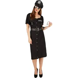 tectake® Frauenkostüm Polizistin