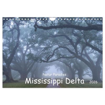 Natur Paradies Mississippi Delta (Wandkalender 2026 DIN A4 quer), CALVENDO Monatskalender