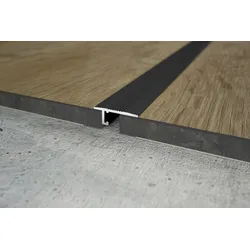 minileiste UL20X5 Übergangsprofil Schwarz 2000x6x20 mm