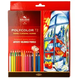 Koh-i-Noor, Malstifte, Polycolor-Stifte in 72 Farben (249384) (72x)