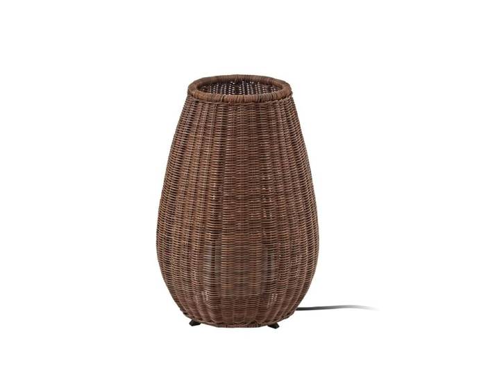 BOVER lampadaire extérieur AMPHORA (Rotin brun - Aluminium, polyéthylène, fibre synthétique)