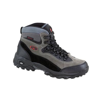Wanderschuh LICO "Schnürstiefel Milan Comfortex", Damen, Gr. 37, grau, Obermaterial: 100% Rindsleder Leather cow., Schuhe Wanderschuh