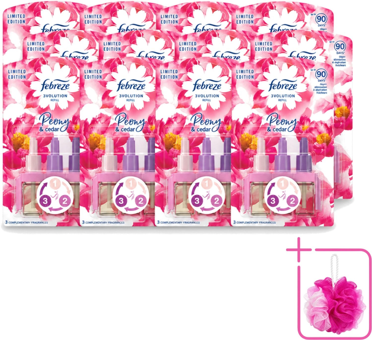 Ambi Pur 3Volution Luchtverfrisser Peony & Cedar - 12 stuks