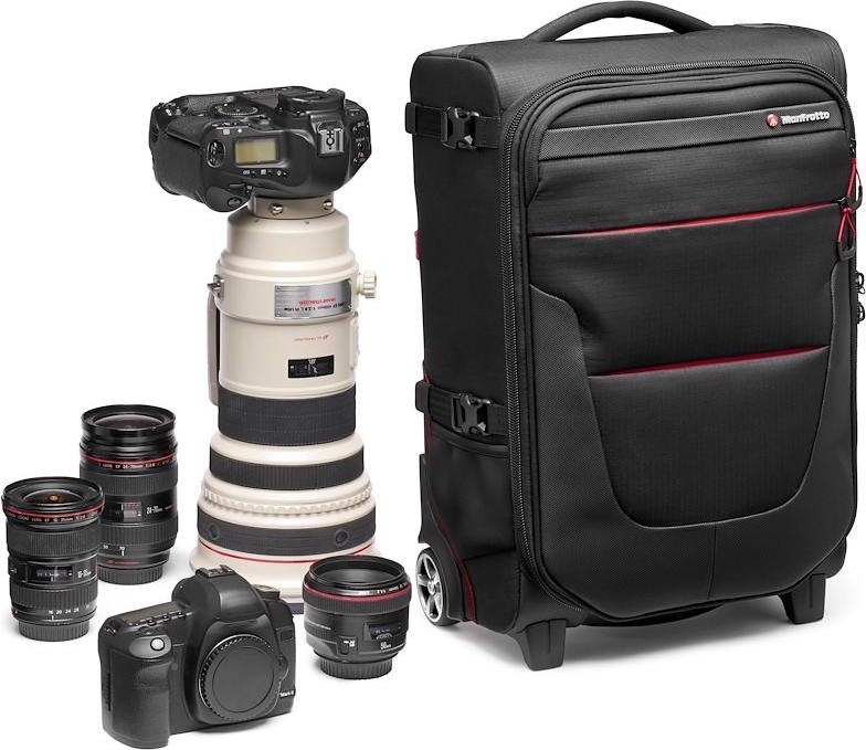 Manfrotto Pro Light Reloader Air-55, Trolley-Koffer, Jede Marke, Canon EOS M3, Canon EOS M5, Canon EOS M6, Fujifilm X-Pro2, Fujifilm X-T1, Fujifilm X-T1 IR,..., Notebook-Gehäuse, Schwarz