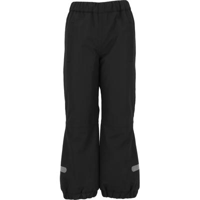Regenhose ZIGZAG "Easy", Mädchen, Gr. 116, EURO-Größen, schwarz, 100% Polyester, unifarben, lang, Hosen Regenhose, in wasserdichter und wattierter Anfertigung