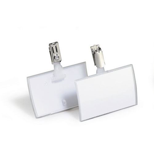 DURABLE Namensschild Click Fold, mit Clip, 90 x 54 mm
