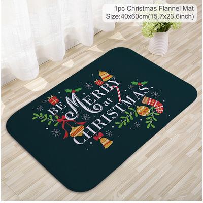 Combo Retail Shop Christmas Door Mat, Santa Claus Outdoor Carpet, Merry Christmas Decorations For Home 7