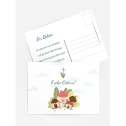 Osterkarten selbst gestalten mit Spruch und Fotos im Onlinedesigner bei Meine-Kartenmanufaktur.de