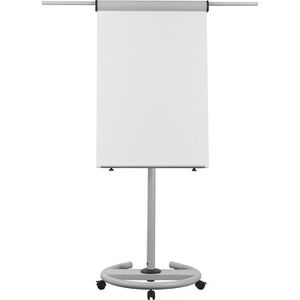 Bi-Office Flipchart Business EA4806146, höhenverstellbar, mit Rollen, Rundfuß, Seitenarme