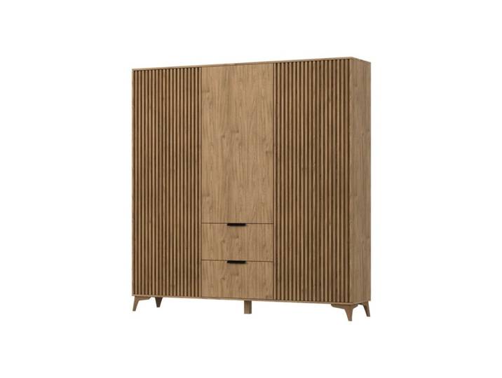 Armoire effet bois 185x192 cm bois
