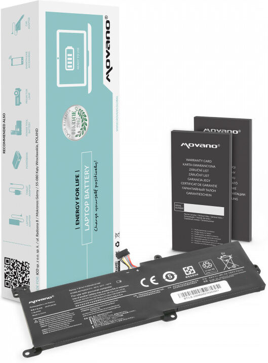 Movano Batería para Lenovo IdeaPad 320 / 7.4V (7.6V) 4050 mAh