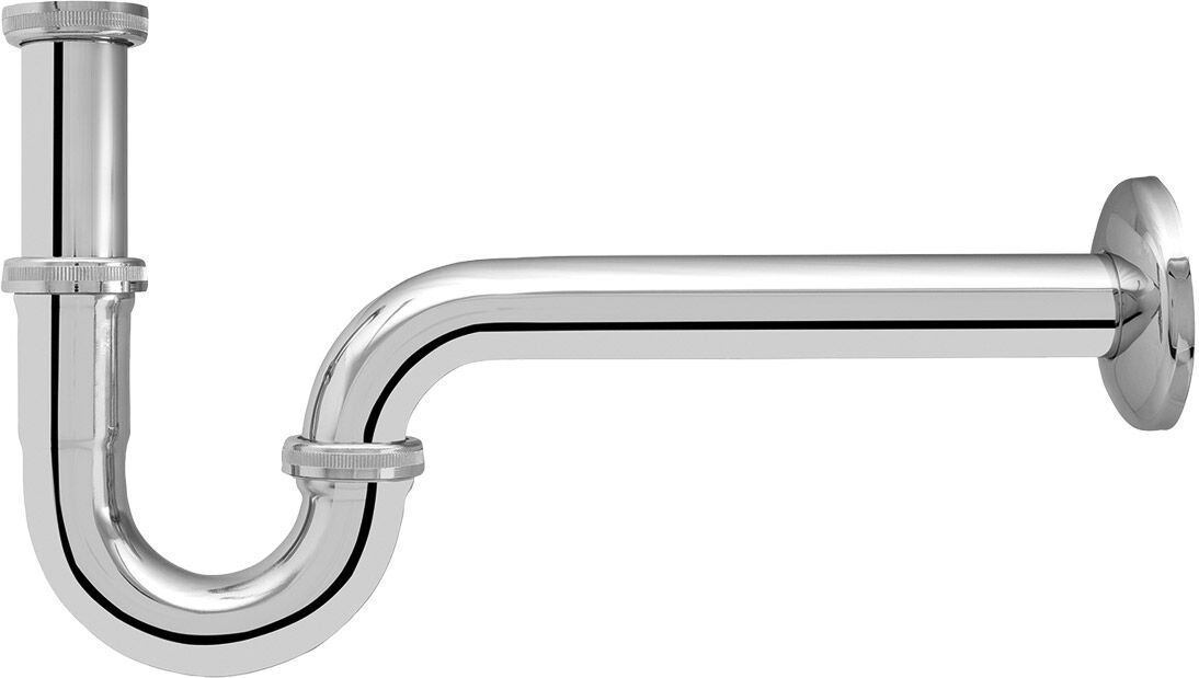 ASW piège à odeurs PLUS 100146 2000 2000 /4"x32mm, rosace d= 80mm, chromé