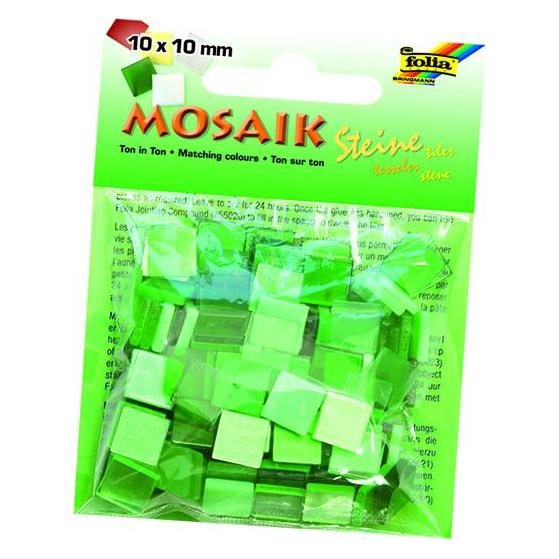 Folia Mosaiksteine TON IN TON MIX, 45g, 10x10mm (38651517)
